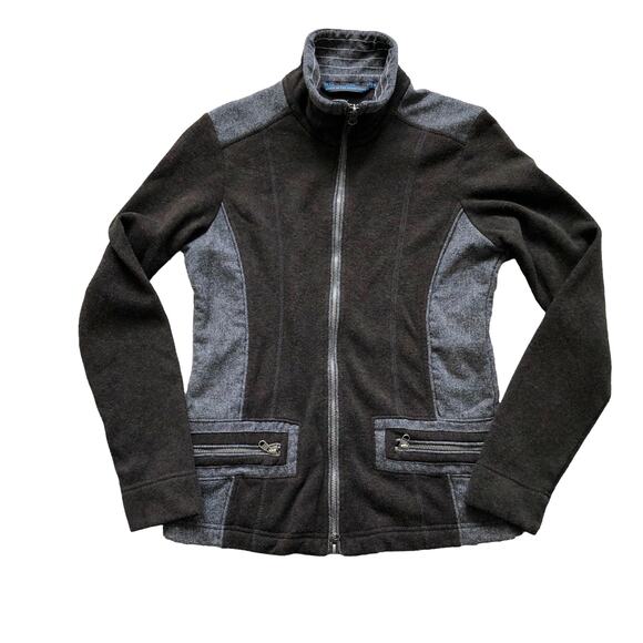 KUHL Kashmira Jacket Womens XS Full Zip Color Block Sweater‎ Fleece Pockets - Picture 3 of 10